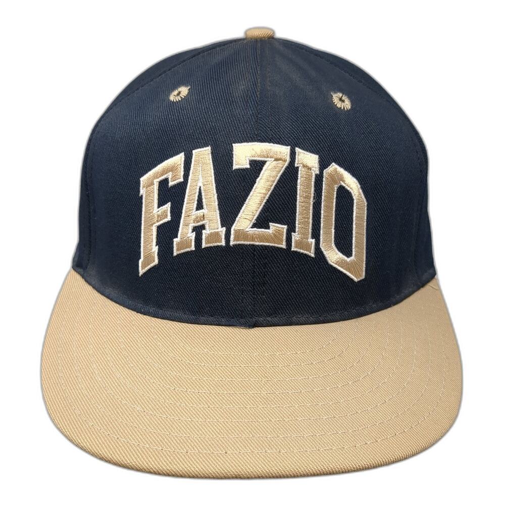 Fazio Hilton Head Snapback Cap Blue OS Adjustable Embroidered Pro-Line Vintage